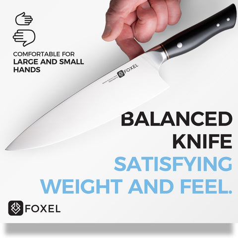 LYNX Series 9 Inch Chef Knife Black